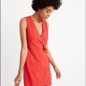 Madewell Texture & Thread faux wrap dress